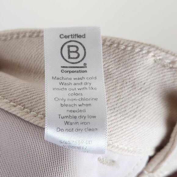 Athleta Flex Straight Ankle Jean Pant in Bone sz 4 - Picture 10 of 10